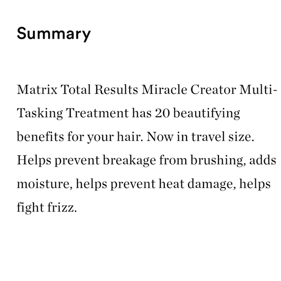 🆕 Matrix Miracle Creator Multi-Benefit Treatment - Picture 11 of 13